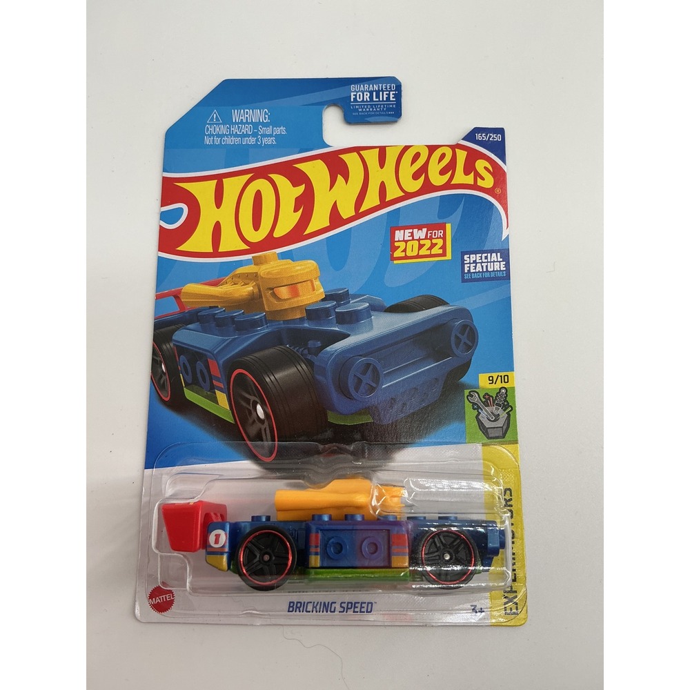 Hot Wheels Mega Bricking Speed2022 Experimotors Blue BrickCar165/250 HCX30-M9C0A